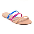 Sandália Rasteira Multicolor