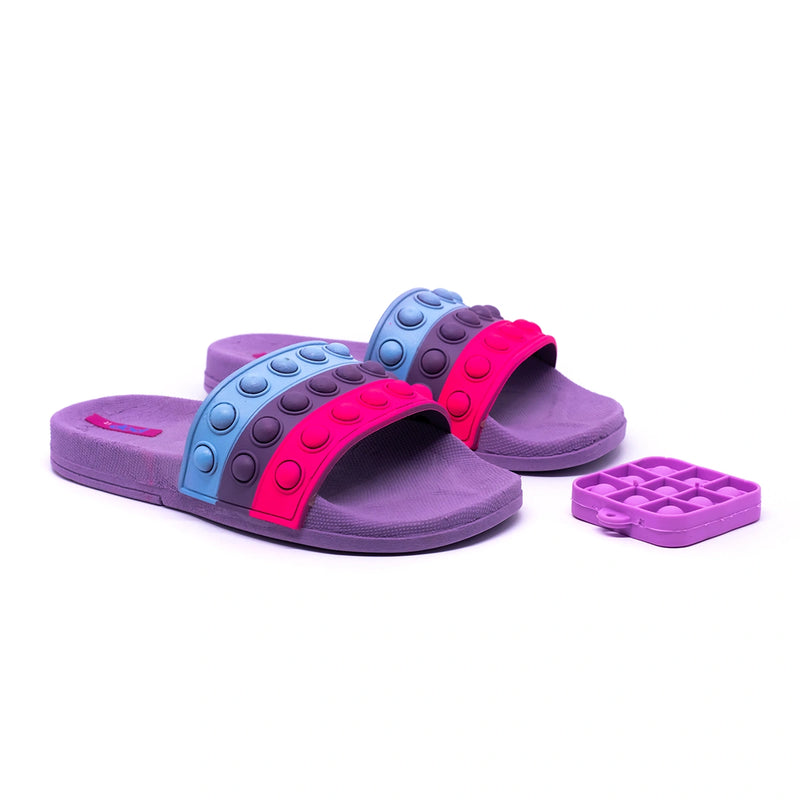 Chinelo Slider Infantil Max Pop it