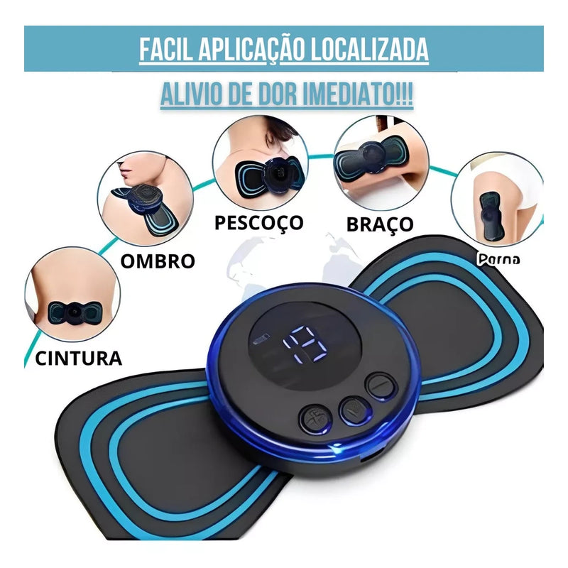 Mini Massageador Portátil Corporal Elétrico