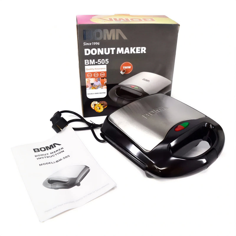 Máquina de Donuts Make Antiaderente Rosquinhas 220v 8 forminhas