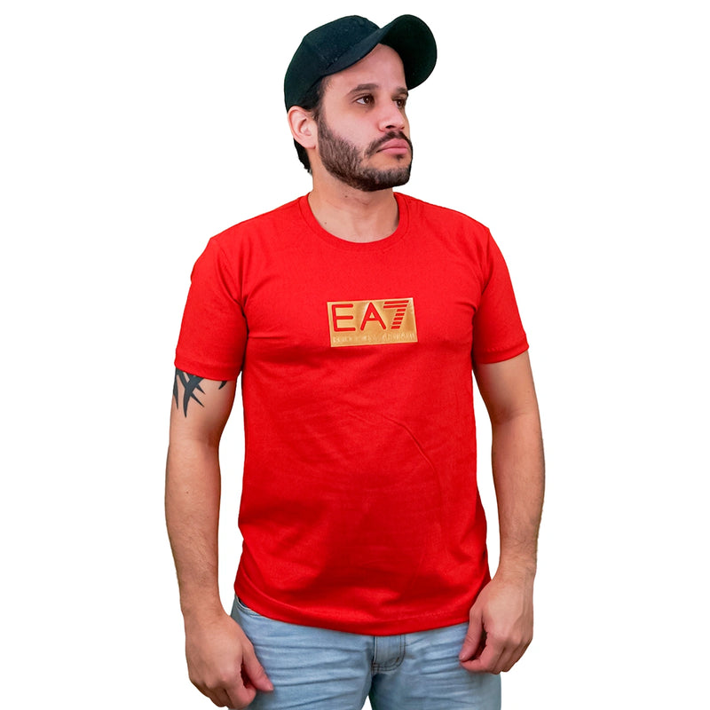 Camiseta Masculina Emporio Armani EA7 Golden Premium