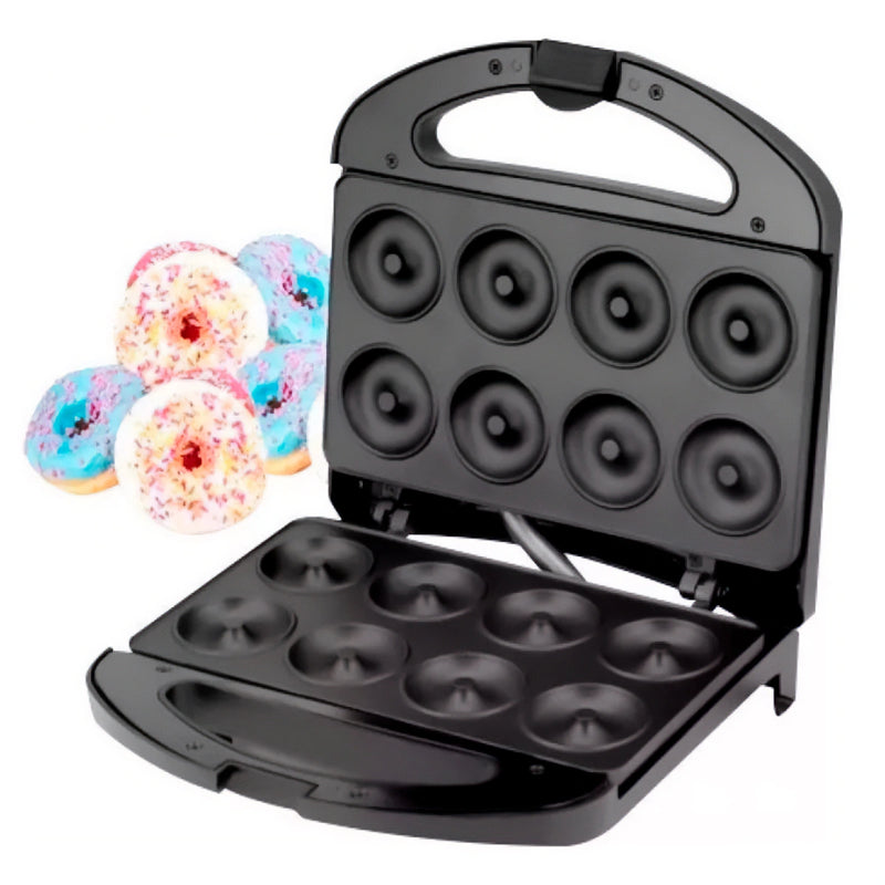 Máquina de Donuts Make Antiaderente Rosquinhas 220v 8 forminhas