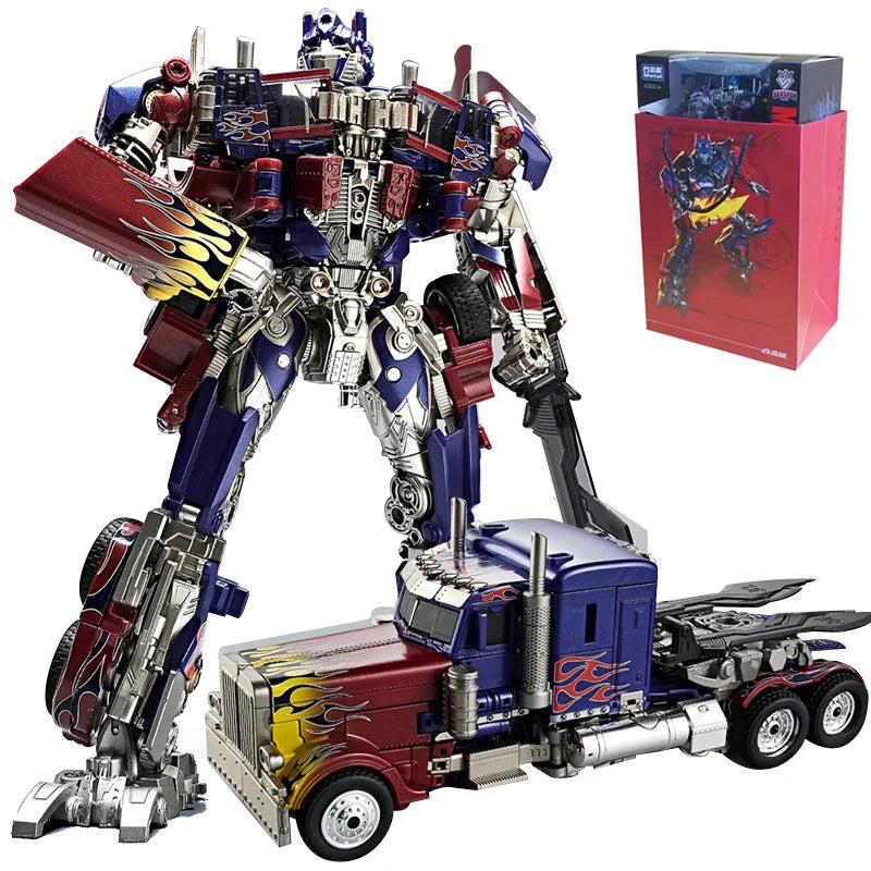 Brinquedos de Robô de Transformação Optimus Prime Star Commander Liga Carro Filme Anime Figura de Ação Crianças Deformação Crianças Menino 30 CM