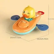 1 Pc Pequeno Pato Amarelo Caiaque Brinquedo Piscina Banheiro Brinquedo