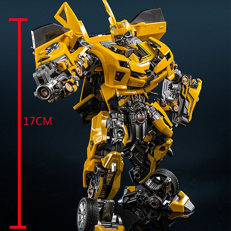 Brinquedos de transformação MPM03 Yellow Bee LTS03C LT01 Beetle Car Movie Action Alloy Figure Robot Deformation Model