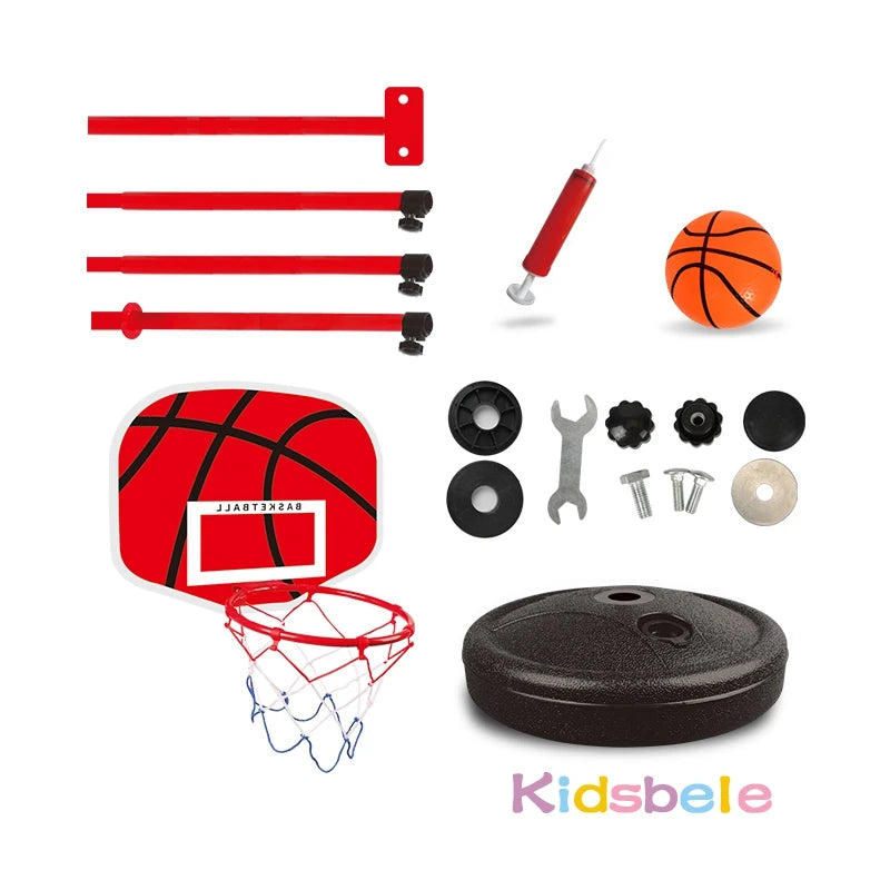 Aro de basquete ajustável para crianças, 63-150cm, rack de suporte para crianças, bebê, bola interna, esporte, tabela, tiro, brinquedo de crianças