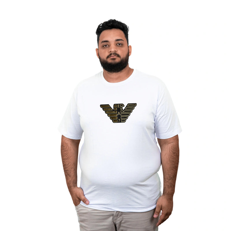 Camiseta Plus Size Emporio Armani EA7 Golden Premium