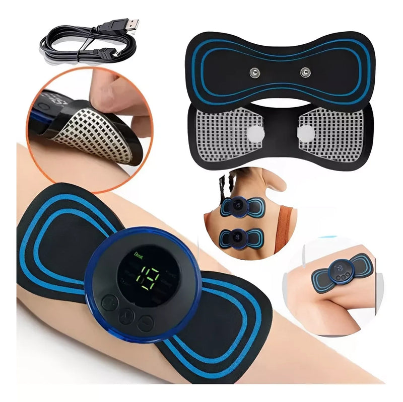 Mini Massageador Portátil Corporal Elétrico