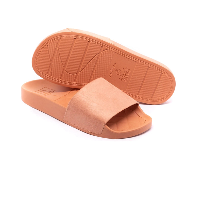 Chinelo Moleca Slide Feminino Camurça Flex