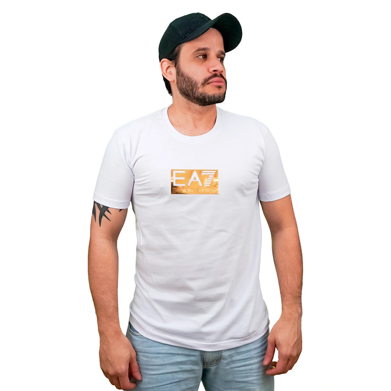 Camiseta Masculina Emporio Armani EA7 Golden Premium